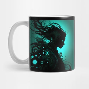 Biopunk silhouette Mug